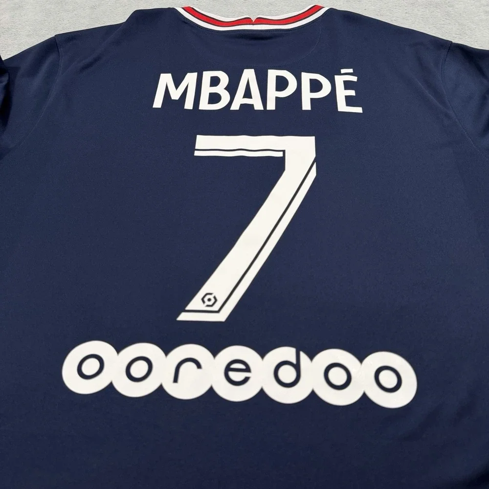 Nike Jordan x Paris Saint-Germaine Fourth Soccer Jersey Mens XL Mbappe #7